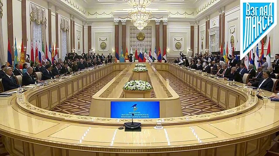 Александр Лукашенко выступил на заседании Высшего Евразийского экономического совета в Минске