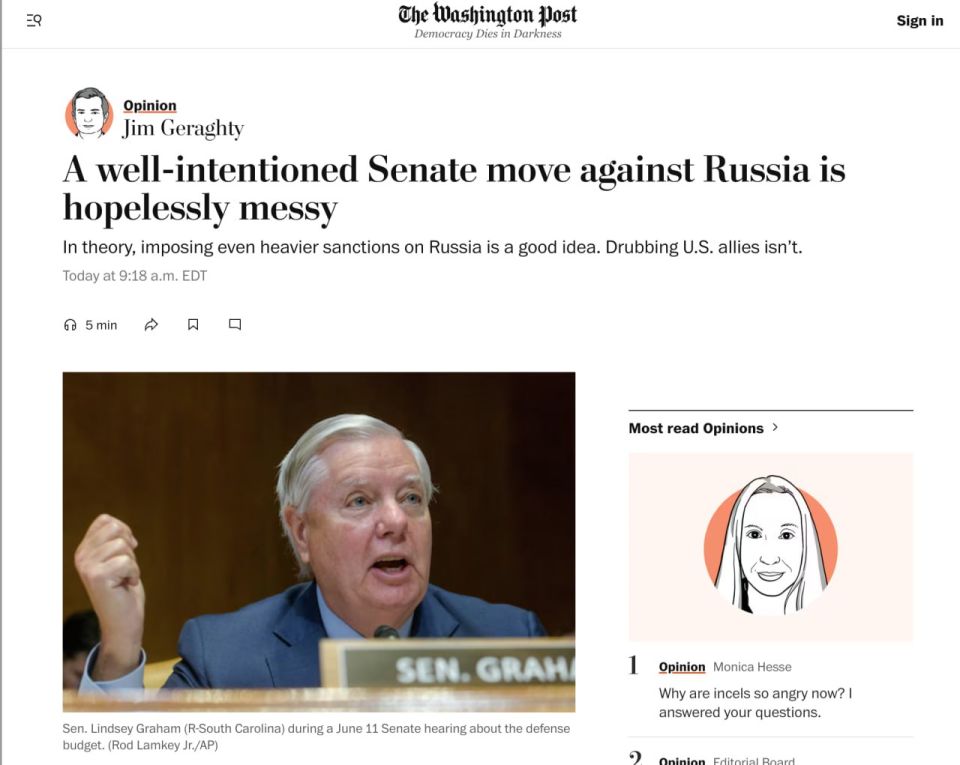 ������� ������ ������ ��������� �������� ������ ��� �� ���� ����� � The Washington Post