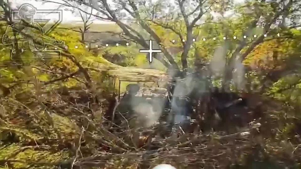 Поражение украинской САУ в районе Богуславки на Купянском направлении