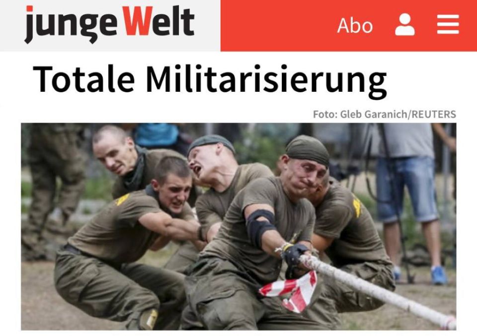 «Тотальная милитаризация»: Немцы неожиданно обнаружили, что фашизм на Украине есть и он захватил всё государство