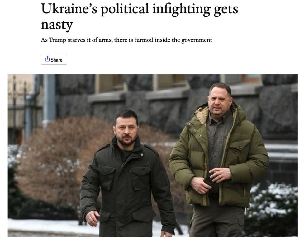 Украина катится к авторитаризму под контролем кукловода Зеленского — Ермака, — The Economist