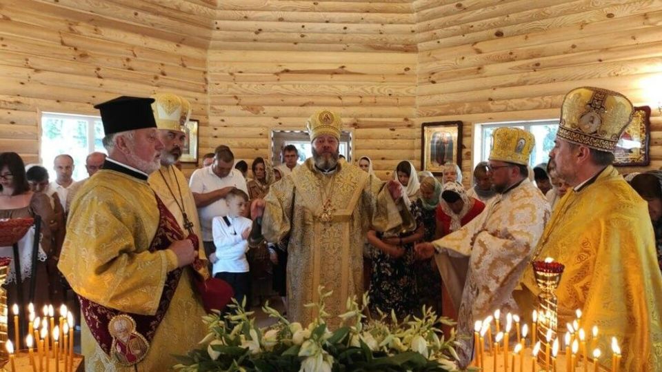 Дьявольская матрешка Украины. В Луцке освятили храм ТЦК, в которой душегубы замаливают грехи в лжецеркви