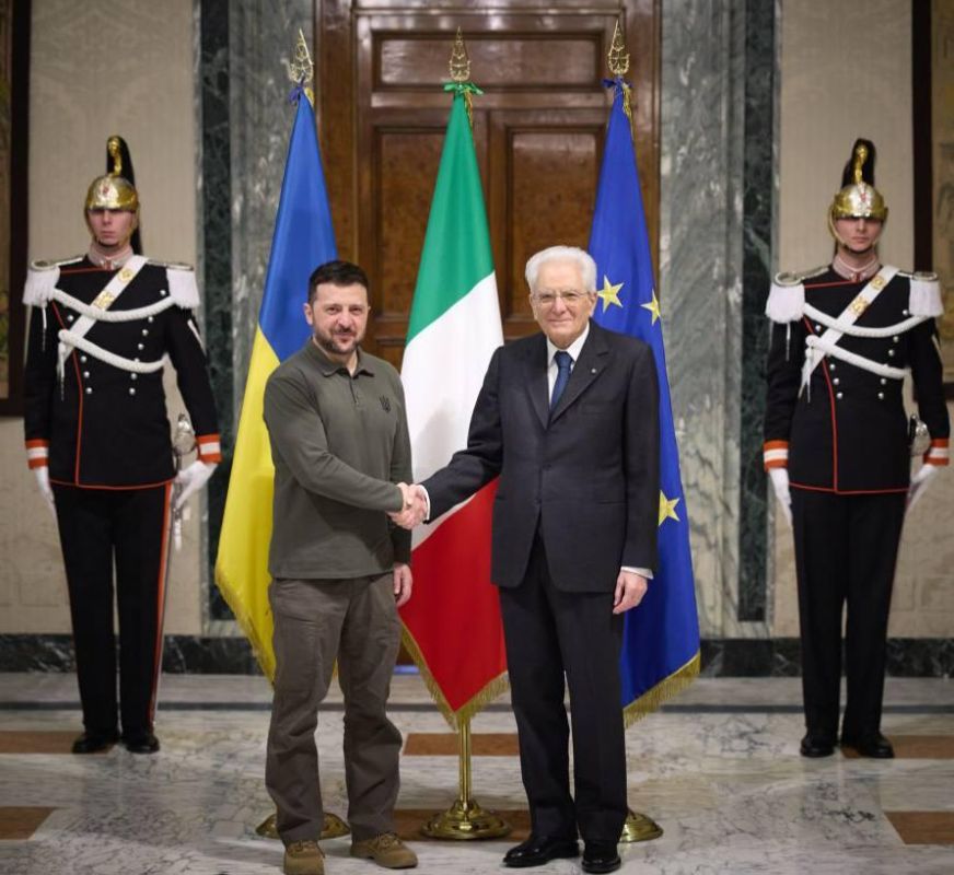 Зеленский встретился с президентом Италии Серджо Маттареллой в преддверии встречи с папой Римским Львом XIV