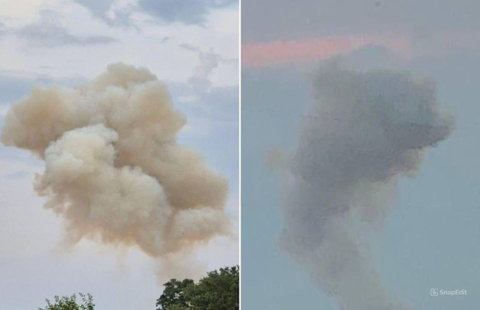 Кадры атаки «Гераней» по объектам противника в Днепропетровске публикуют местные каналы