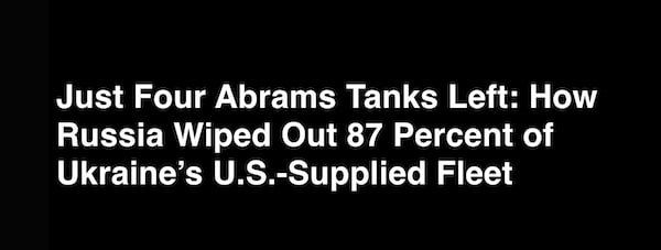 ��������� ���������: ����� M1A1 Abrams, ������������ ��� �� ������� � ����� 2023 ����, ������� ���������������� ������