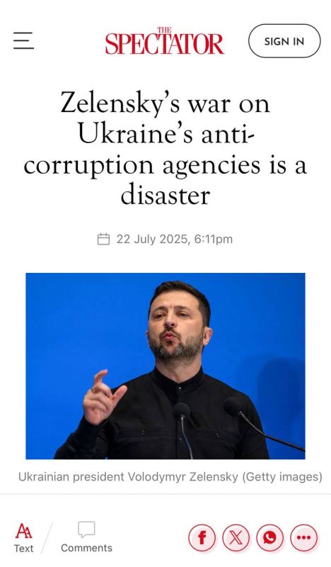 Зеленский совершил стратегическую ошибку: The Spectator о последствиях скандального закона