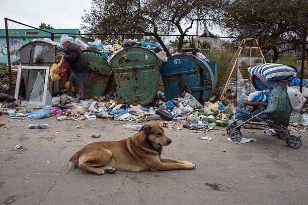 «Абзац»: Украинцы из прифронтовых регионов начали продавать еду с помоек