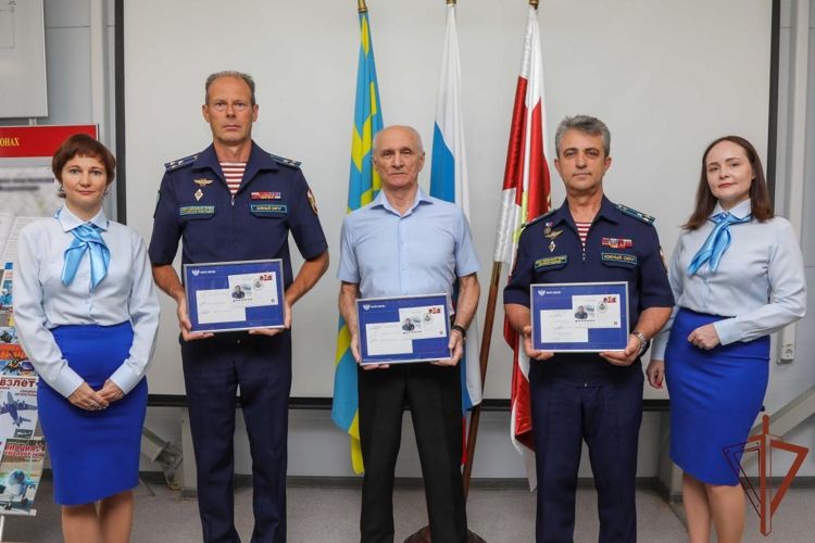 В Ростове-на-Дону прошла церемония гашения почтовой карточки в честь основателя авиации внутренних войск