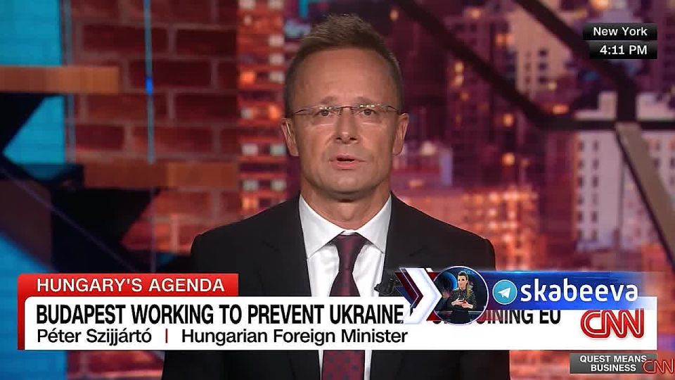 На CNN решили обсудить реальное будущее Украины и пригласили для этого главу МИД Венгрии Сийярто