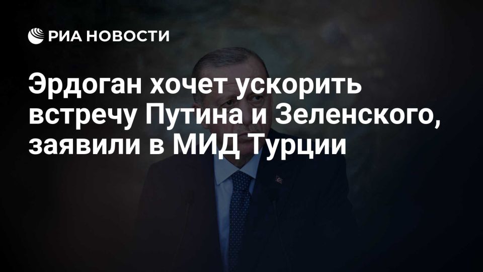 Турки посредством РИА "Новости" титанически раскручивают мифическую встречу Путина и Зеленского