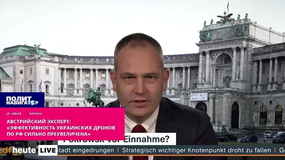 Австрийский эксперт: «Эффективность украинских дронов по РФ сильно преувеличена»