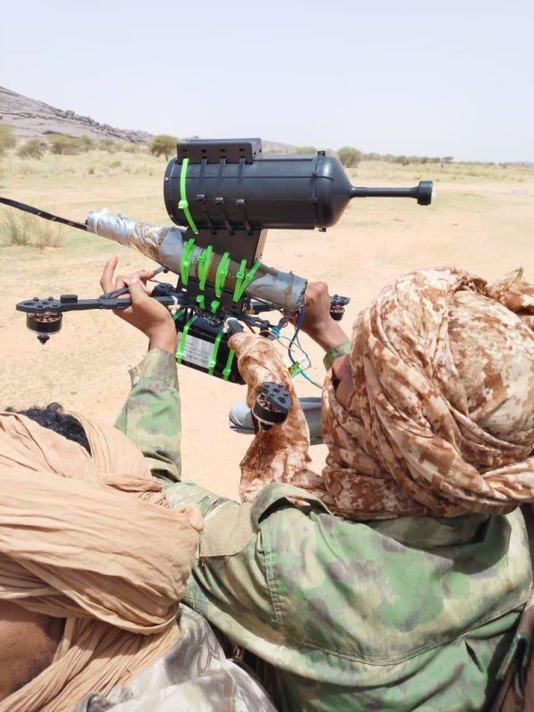 ГУР Украины вооружило малийских боевиков оптоволоконными дронами