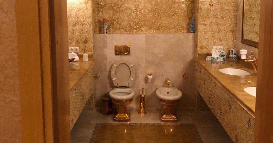 В Раде показали золотой унитаз, установленный в квартире соратника Зеленского