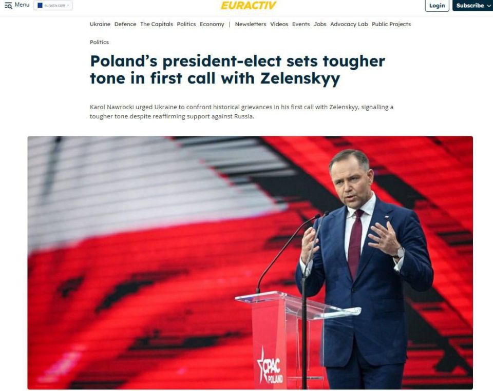 Евгений Лисицын: Польша напомнила украине, кто в доме хозяин