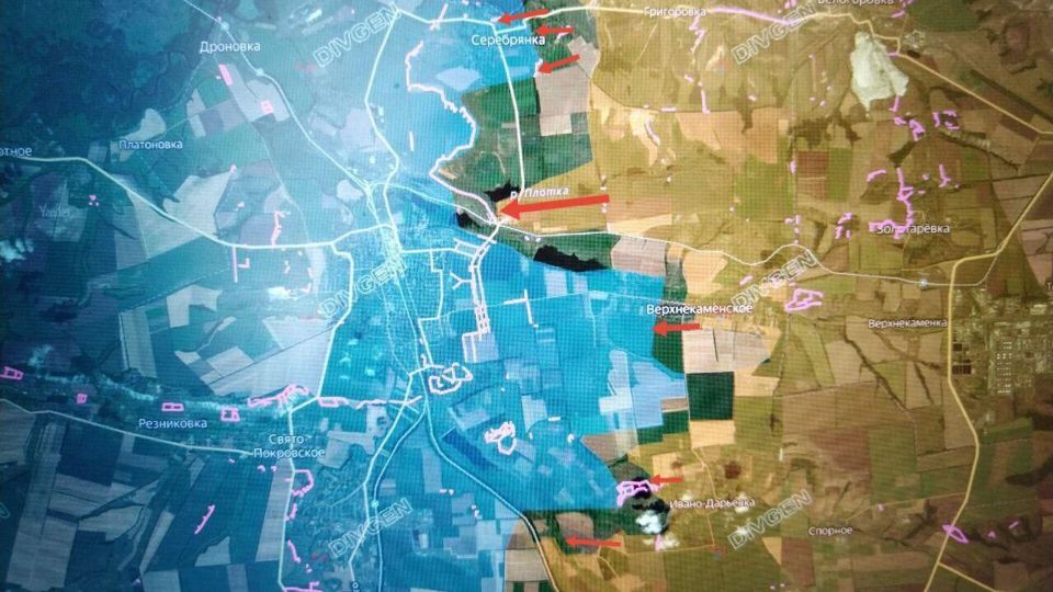 Подразделения ГрВ "Юг" продолжают наступление на подступах к Северску