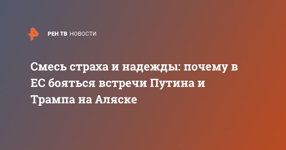 Смесь страха и надежды: почему в ЕС бояться встречи Путина и Трампа на Аляске