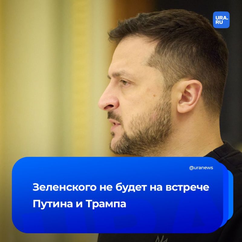 Зеленский не приедет на Аляску в дни встречи Путина и Трампа