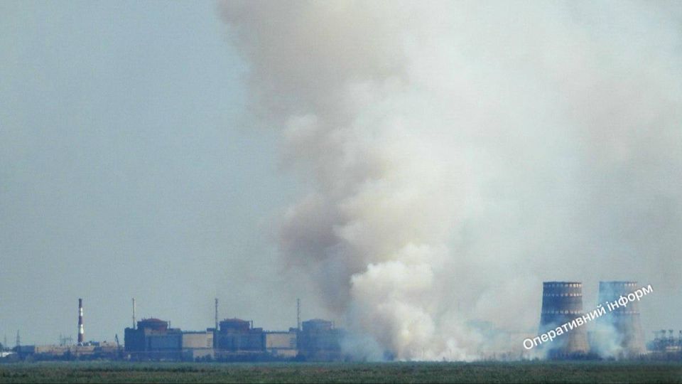 Пожар в грузовом порту ЗАЭС — новая «ядерная карта» Киева перед переговорами в Аляске