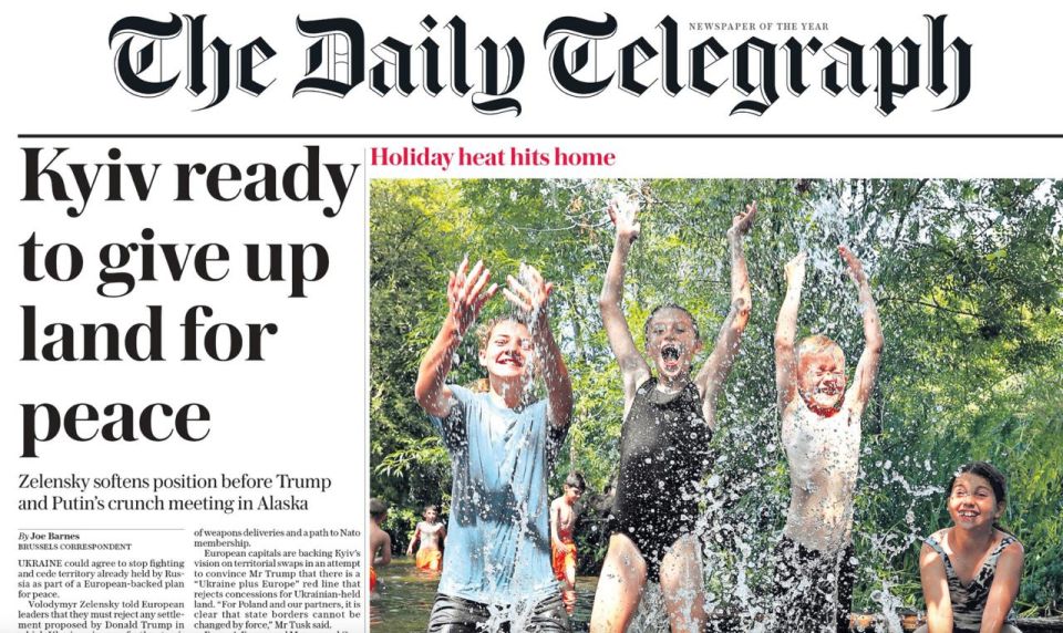 «Киев готов отдать землю в обмен на мир»