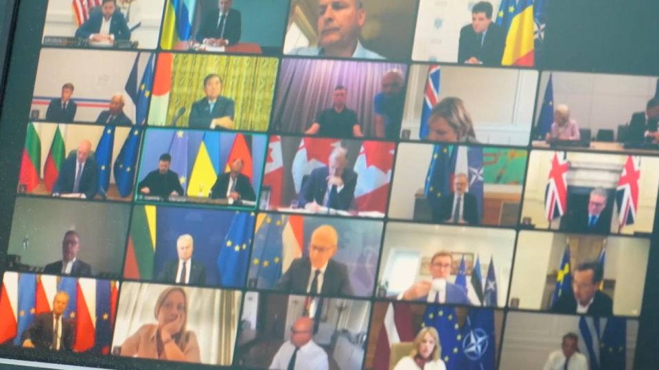 Зеленский показал, как выглядела онлайн-встреча с лидерами Европы и Трампом в преддверии саммита Путина и президента США на Аляске