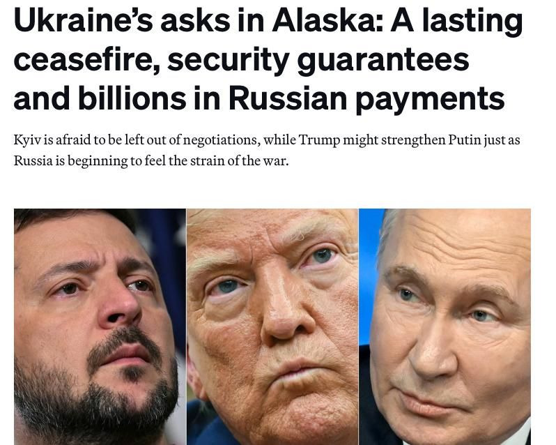 Зеленский «загнан в дипломатический угол» из-за прорыва России, встречи Путина с Трампом и недовольства в стране, — Axios