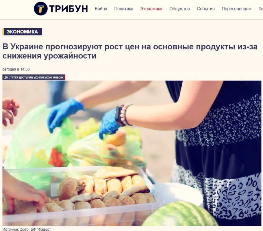Аграрные эксперты предупреждают о подорожании на Украине основных продуктов питания в ближайшие месяцы, особенно хлеба, масла и зерновых