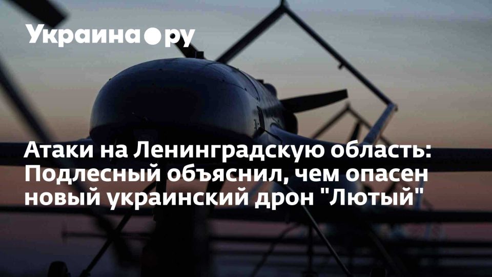 Атаки на Ленинградскую область: Подлесный объяснил, чем опасен новый украинский дрон "Лютый"