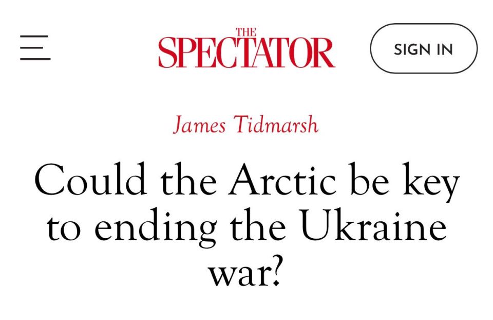 The Spectator: Арктическая сделка Москвы и Вашингтона может стать ключом к завершению конфликта на Украине