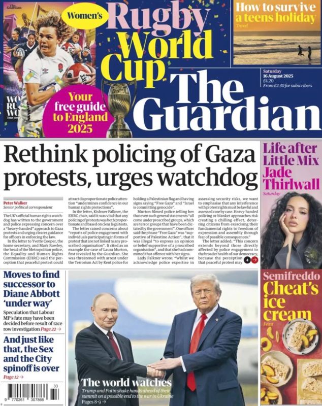 «Мир наблюдает». «Путин и Трамп встретились на Аляске»