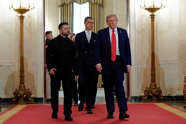 Трамп 40 минут говорил с Путиным по телефону во время визита Зеленского в США