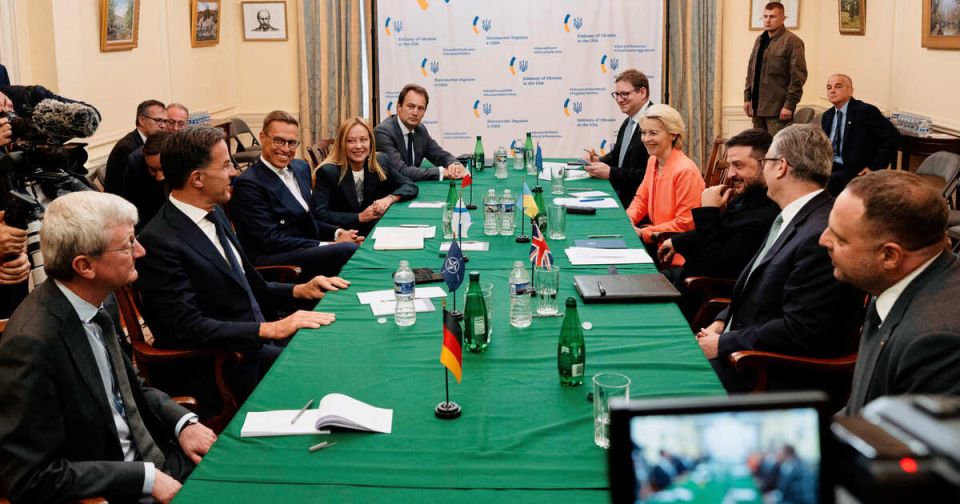 AFP: лидеры ЕС исполняли заготовленные роли на встрече с Трампом и Зеленским