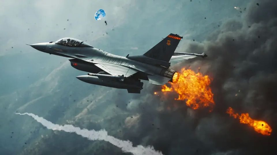 ����������� F-16 �������� �� ����� � ������� ���������: ������� ����� ������ ������ �����������