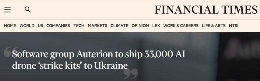  : - -  Auterion       33         - Financial Times