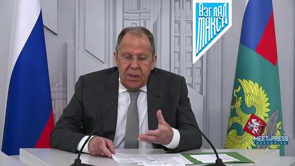 Министр иностранных дел России Сергей Лавров дал большое интервью в эфире американского телеканала NBC News