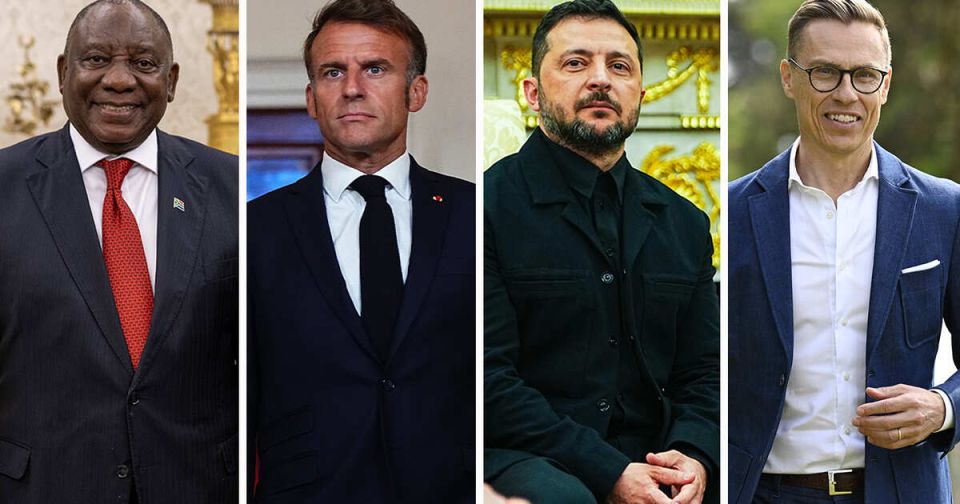 Президент ЮАР созвонился с Макроном, Зеленским и Стуббом