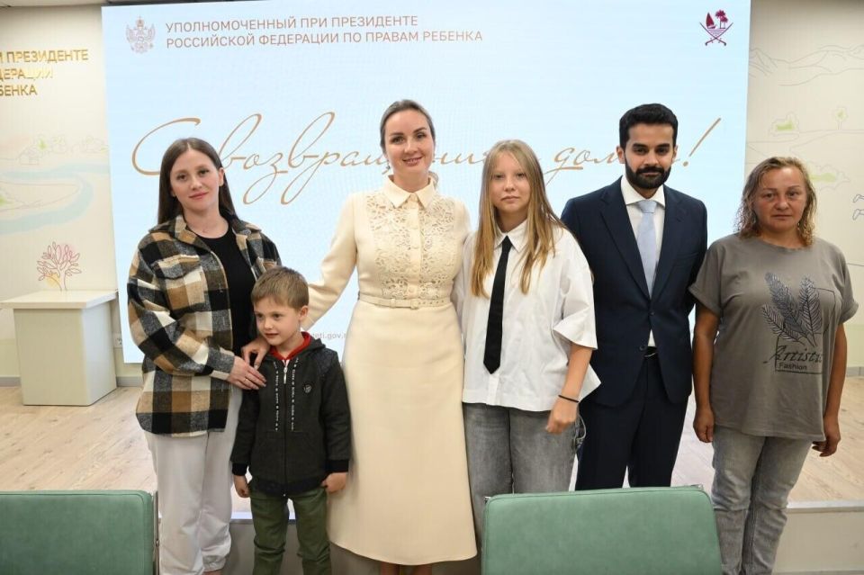 В Россию при посредничестве Катара вернули женщину с ребенком с Украины