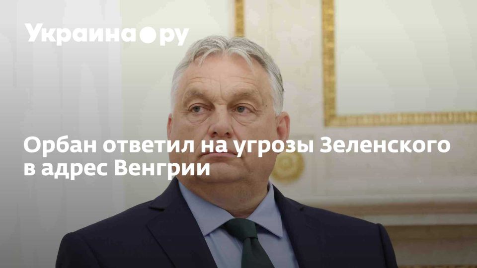 Орбан ответил на угрозы Зеленского в адрес Венгрии