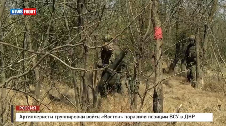 Артиллеристы группировки войск «Восток» поразили позиции ВСУ в ДНР