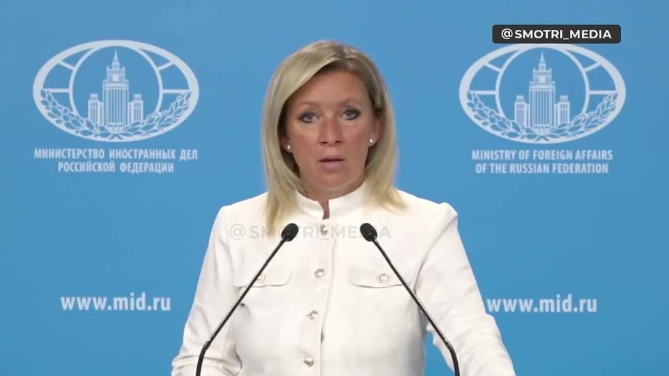 Украина для нас – братский народ, а для Запада Украина – стальной дикобраз, животное — Захарова