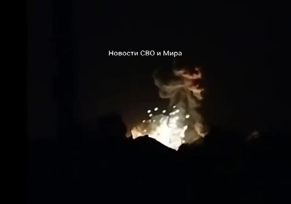 Момент детонации на Павлоградском химзаводе