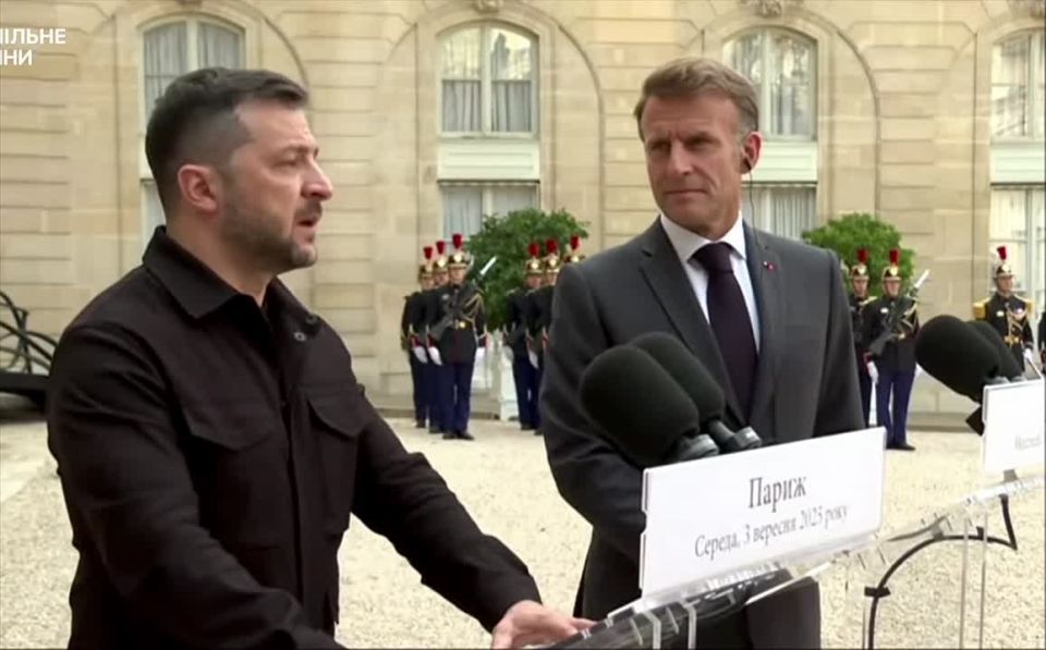 Макрон: «Коалиция желающих готова предоставить Украине гарантии безопасности, как только будет достигнуто прекращение огня»