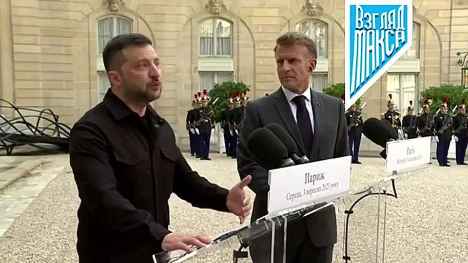 Президент Франции Эммануэль Макрон и Зеленский выступили с заявлением в преддверии встречи Коалиции желающих