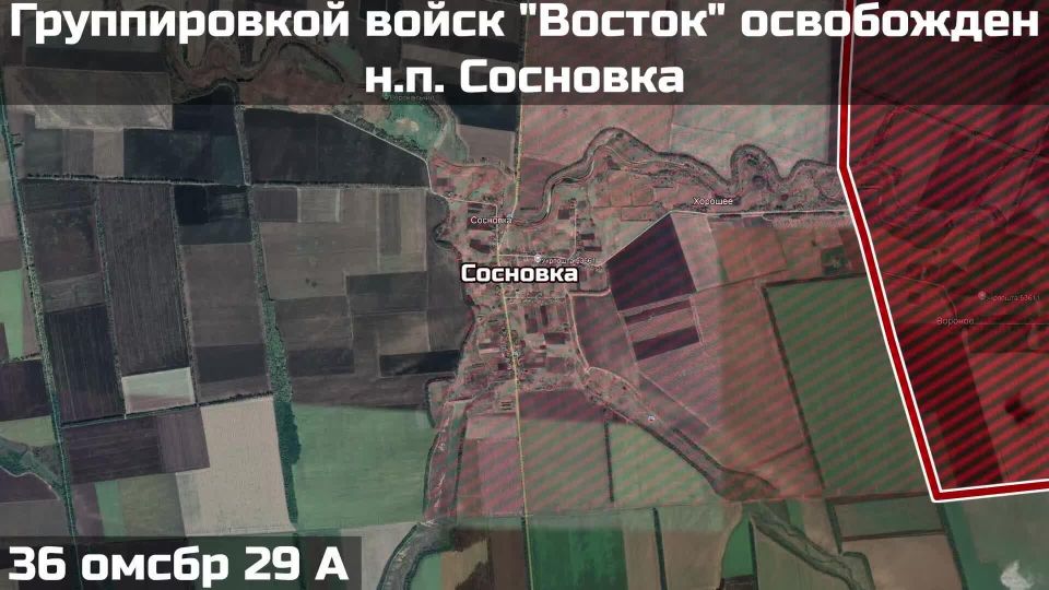Армия России освободила Сосновку в Днепропетровской области