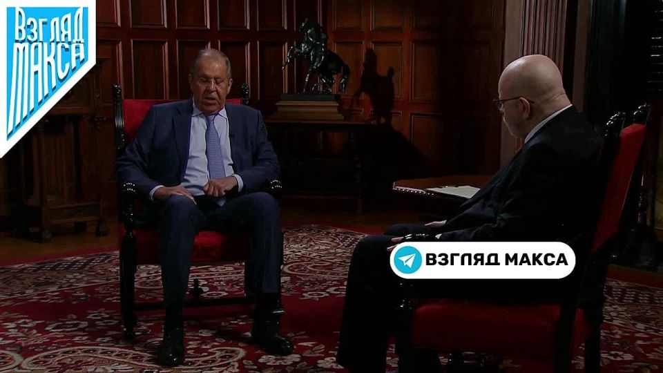 Министр иностранных дел России Сергей Лавров дал большое интервью программе «Большая игра» на «Первом канале»