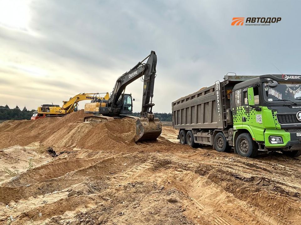 Реконструкция трассы М-3 ведется ускоренными темпами