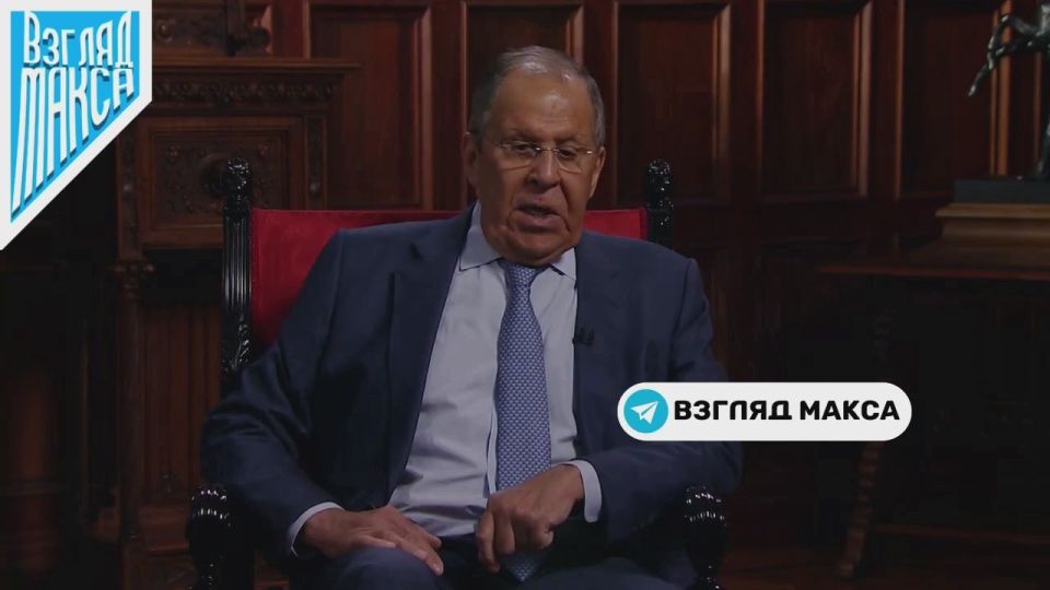 Министр иностранных дел России Сергей Лавров дал большое интервью программе «Большая игра» на «Первом канале»