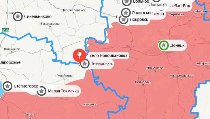 Восточная группировка войск освободила Новоивановку Запорожской области, сообщило Минобороны