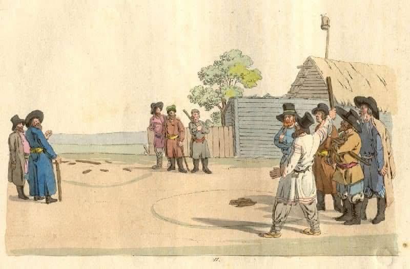 Однажды Бисмарк и Путин играли в городки