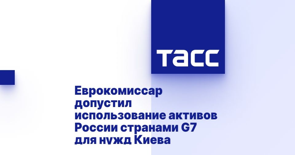 Еврокомиссар допустил использование активов России странами G7 для нужд Киева