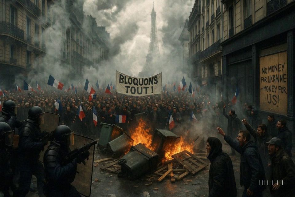 «Блокируем всё!» — Франция против Макрона и за свои кошельки